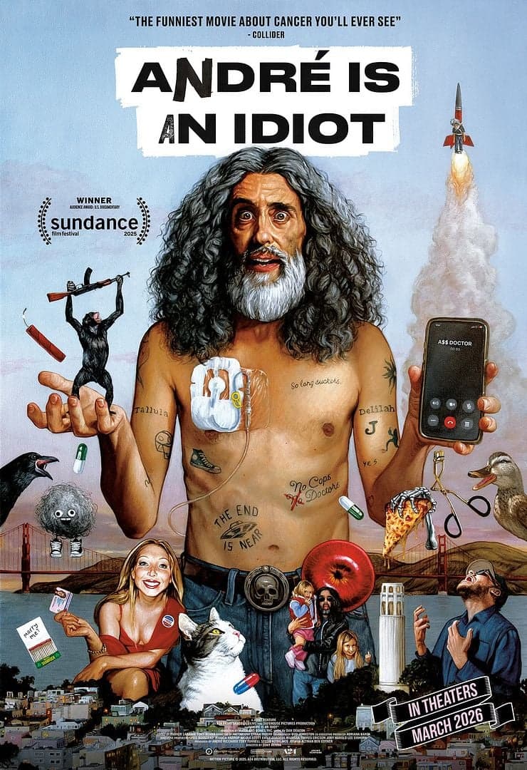 Visuel · ANDRÉ IS AN IDIOT