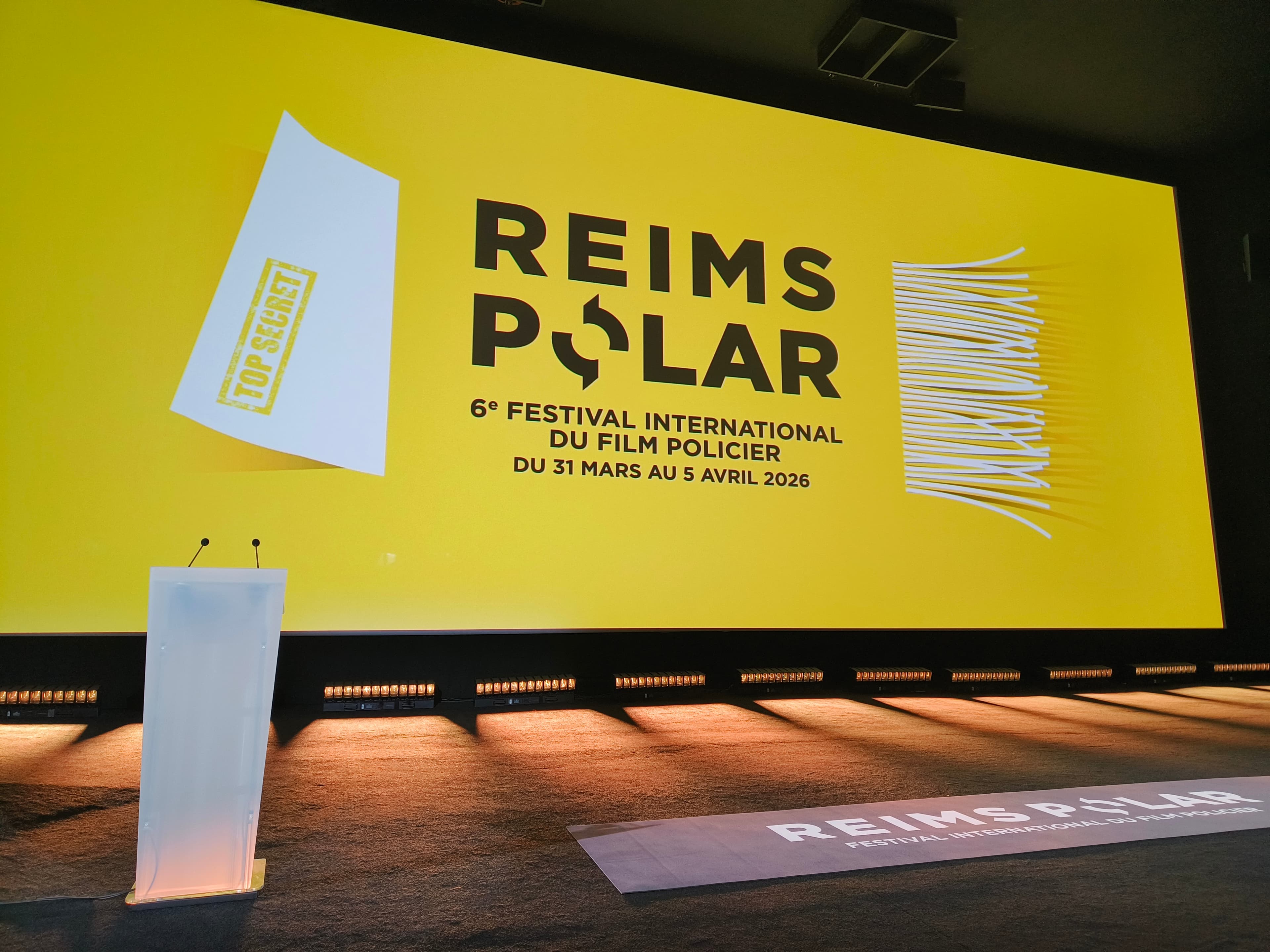 Visuel · Reims Polar - Festival du Film Policier - Édition 2026