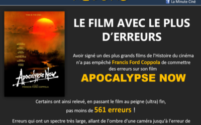 RECORD – Les films avec le plus d’erreurs